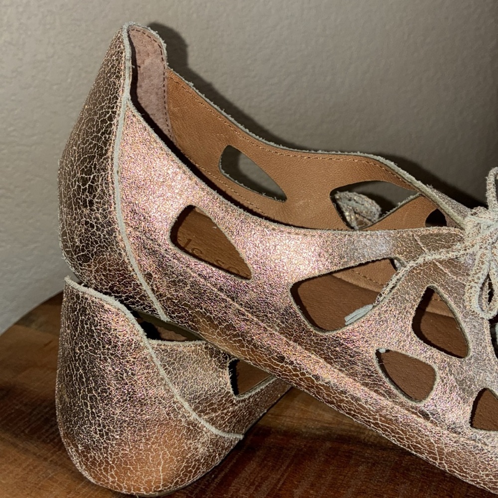 GENTLE SOULS by KENNETH COLE 'Brynn’ Leather Sandals, metallic bronze. 9.5M - Picture 14 of 16